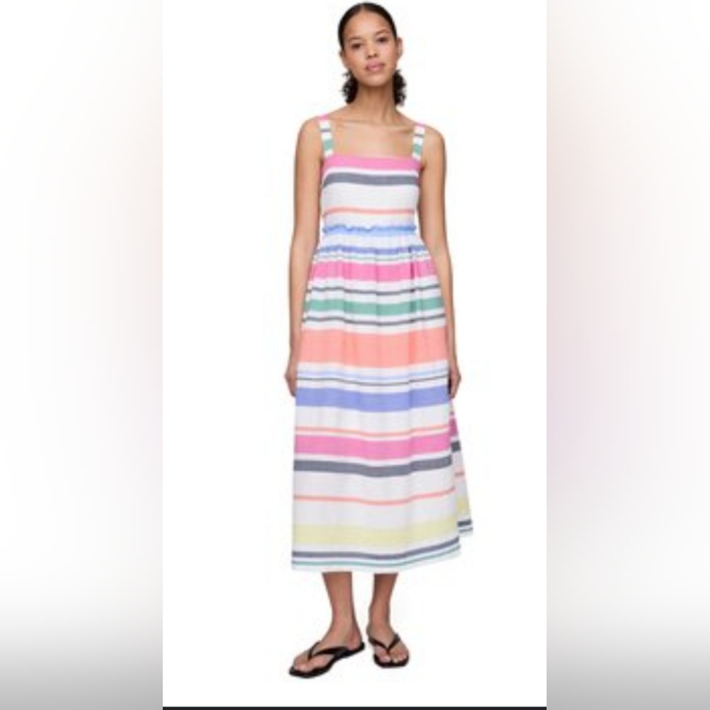 NWT Gap Striped Maxi Dress, Size Large